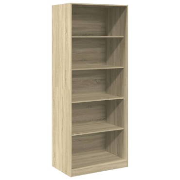 vidaXL Ντουλάπα Χρώμα Sonoma Δρυς 80x50x200cm από Επεξ. Ξύλο 1 τεμ.