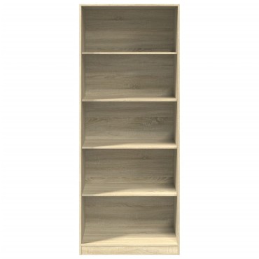 vidaXL Ντουλάπα Χρώμα Sonoma Δρυς 80x50x200cm από Επεξ. Ξύλο 1 τεμ.
