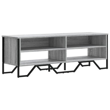 vidaXL Έπιπλο Τηλεόρασης Γκρι Sonoma 122x34x41cm από Επεξεργ. Ξύλο