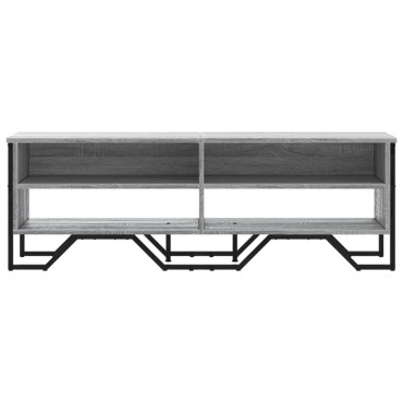 vidaXL Έπιπλο Τηλεόρασης Γκρι Sonoma 122x34x41cm από Επεξεργ. Ξύλο