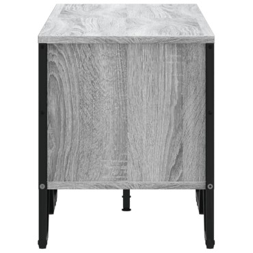 vidaXL Έπιπλο Τηλεόρασης Γκρι Sonoma 122x34x41cm από Επεξεργ. Ξύλο