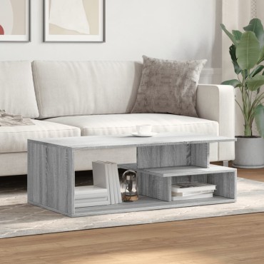 vidaXL Τραπεζάκι Σαλονιού Γκρι Sonoma 102x55x35cm Επεξεργασμένο Ξύλο 1 τεμ.