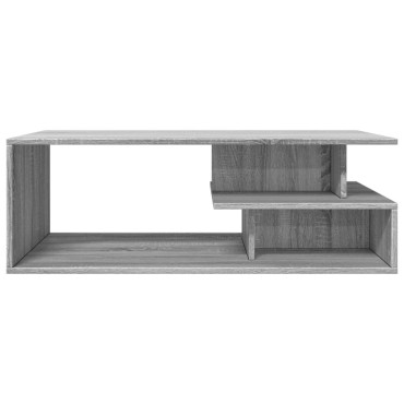 vidaXL Τραπεζάκι Σαλονιού Γκρι Sonoma 102x55x35cm Επεξεργασμένο Ξύλο 1 τεμ.