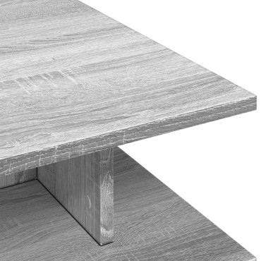 vidaXL Τραπεζάκι Σαλονιού Γκρι Sonoma 102x55x35cm Επεξεργασμένο Ξύλο 1 τεμ.