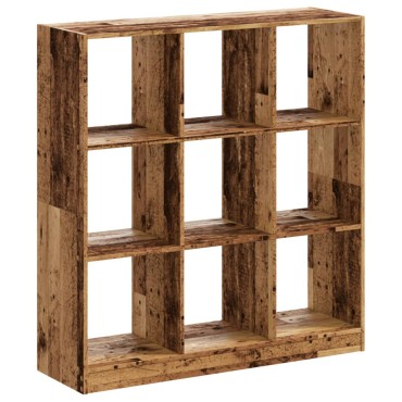 vidaXL Βιβλιοθήκη Όψη Παλαιού Ξύλου 102x32x108cm Επεξεργασμένο Ξύλο 1 τεμ.