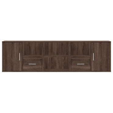 vidaXL Γωνιακό Έπιπλο Καφέ δρυς 160x40x45cm από Επεξεργ. Ξύλο 1 τεμ.