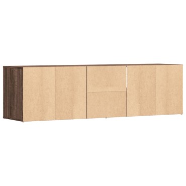 vidaXL Γωνιακό Έπιπλο Καφέ δρυς 160x40x45cm από Επεξεργ. Ξύλο 1 τεμ.