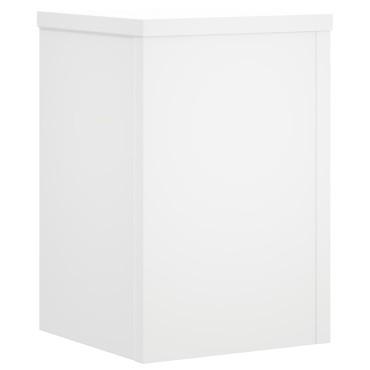 vidaXL Βάσεις Φυτών 2 τεμ. Λευκές 25x25x35 εκ. από Επεξεργασμένο Ξύλο