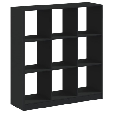 vidaXL Βιβλιοθήκη Μαύρο 102x32x108cm από Επεξεργασμένο Ξύλο 1 τεμ.
