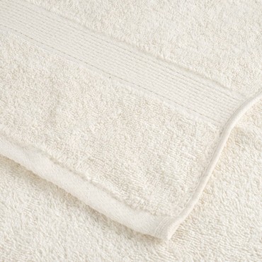 vidaXL Πετσέτες Μπάνιου Premium SOLUND 4 τεμ. Κρεμ 100x150 εκ. 600 γρ./μ²