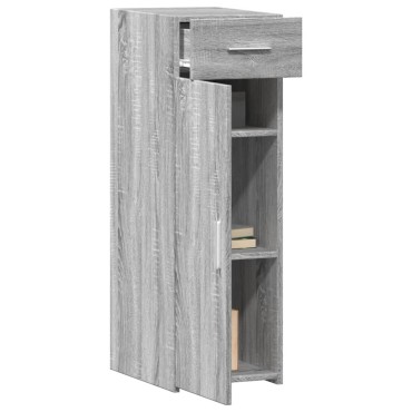 vidaXL Ντουλάπι Γκρι Sonoma 30x42,5x93cm από Επεξεργασμένο Ξύλο 1 τεμ.