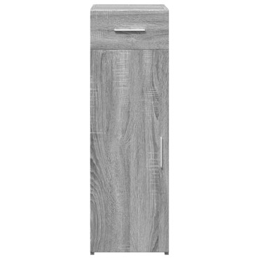 vidaXL Ντουλάπι Γκρι Sonoma 30x42,5x93cm από Επεξεργασμένο Ξύλο 1 τεμ.