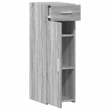 vidaXL Ντουλάπι Γκρι Sonoma 30x42,5x93cm από Επεξεργασμένο Ξύλο 1 τεμ.