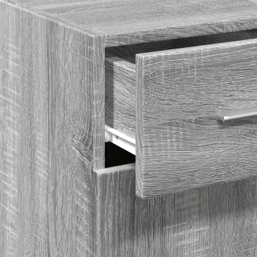 vidaXL Ντουλάπι Γκρι Sonoma 30x42,5x93cm από Επεξεργασμένο Ξύλο 1 τεμ.