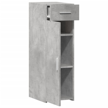 vidaXL Ντουλάπι Γκρι Σκυροδέματος 30x42,5x93cm Επεξεργασμένο Ξύλο 1 τεμ.