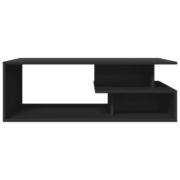 vidaXL Τραπεζάκι Σαλονιού Μαύρο 102x55x35cm από Επεξεργασμένο Ξύλο 1 τεμ.