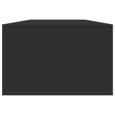 vidaXL Τραπεζάκι Σαλονιού Μαύρο 102x55x35cm από Επεξεργασμένο Ξύλο 1 τεμ.