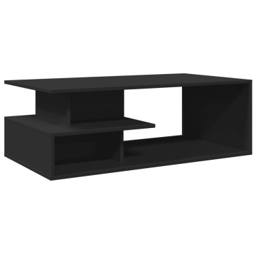 vidaXL Τραπεζάκι Σαλονιού Μαύρο 102x55x35cm από Επεξεργασμένο Ξύλο 1 τεμ.