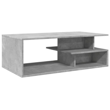 vidaXL Τραπεζάκι Σαλονιού Γκρι Σκυρ. 102x55x35cm Επεξεργασμένο Ξύλο 1 τεμ.