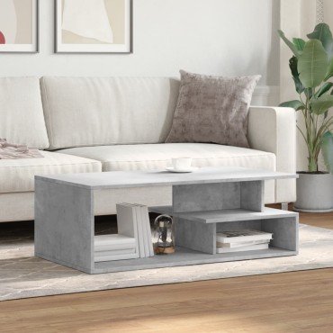 vidaXL Τραπεζάκι Σαλονιού Γκρι Σκυρ. 102x55x35cm Επεξεργασμένο Ξύλο 1 τεμ.