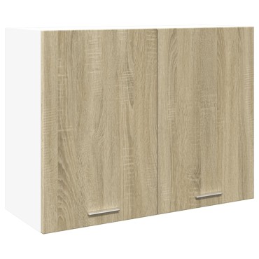 vidaXL Κρεμαστό Ντουλάπι "Lyon" Ξύλο Sonoma Δρυς 80x31x60cm από Τεχνητό Ξύλο 1 τεμ.