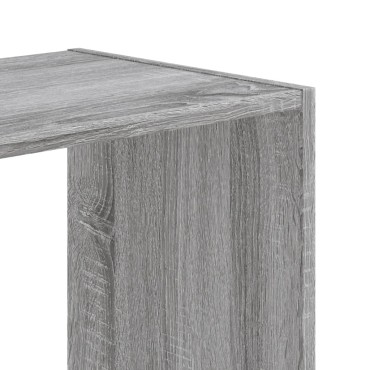 vidaXL Βιβλιοθήκη Γκρι Sonoma 102x32x108cm από Επεξεργ. Ξύλο 1 τεμ.