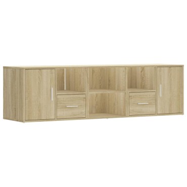 vidaXL Ντουλάπι Γωνιακό Sonoma Δρυς 160x40x45cm Επεξεργασμένο Ξύλο 1 τεμ.