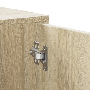 vidaXL Ντουλάπι Γωνιακό Sonoma Δρυς 160x40x45cm Επεξεργασμένο Ξύλο 1 τεμ.