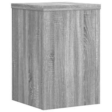 vidaXL Βάσεις Φυτών 2 Τεμ. Γκρι Sonoma 20x20x30 εκ. Επεξεργασμένο Ξύλο