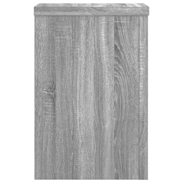 vidaXL Βάσεις Φυτών 2 Τεμ. Γκρι Sonoma 20x20x30 εκ. Επεξεργασμένο Ξύλο