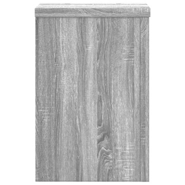 vidaXL Βάσεις Φυτών 2 Τεμ. Γκρι Sonoma 20x20x30 εκ. Επεξεργασμένο Ξύλο