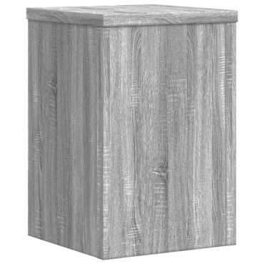 vidaXL Βάσεις Φυτών 2 Τεμ. Γκρι Sonoma 20x20x30 εκ. Επεξεργασμένο Ξύλο