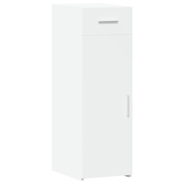 vidaXL Συρταριέρα Λευκή 30x42,5x93cm από Επεξεργασμένο Ξύλο 1 τεμ.