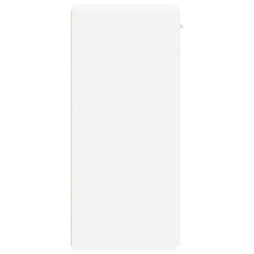 vidaXL Συρταριέρα Λευκή 30x42,5x93cm από Επεξεργασμένο Ξύλο 1 τεμ.