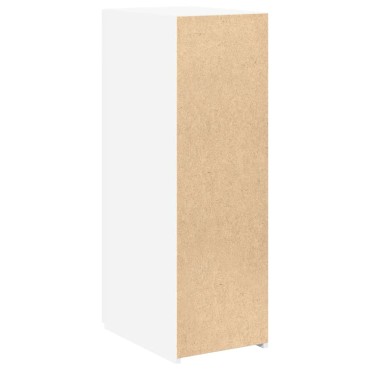 vidaXL Συρταριέρα Λευκή 30x42,5x93cm από Επεξεργασμένο Ξύλο 1 τεμ.