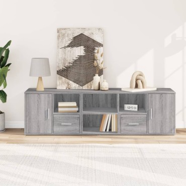 vidaXL Γωνιακό Έπιπλο Γκρι Sonoma 160x40x45cm από Επεξεργ. Ξύλο 1 τεμ.