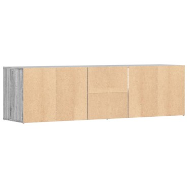vidaXL Γωνιακό Έπιπλο Γκρι Sonoma 160x40x45cm από Επεξεργ. Ξύλο 1 τεμ.