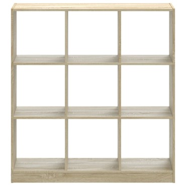 vidaXL Βιβλιοθήκη Sonoma Δρυς 102x32x108cm από Επεξεργασμένο Ξύλο 1 τεμ.