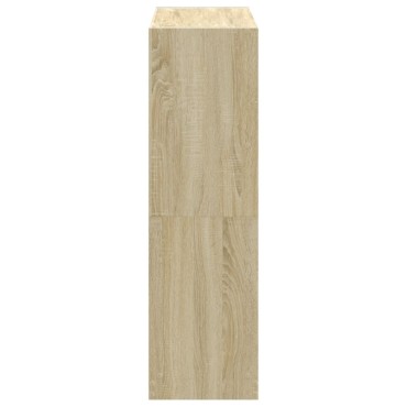 vidaXL Βιβλιοθήκη Sonoma Δρυς 102x32x108cm από Επεξεργασμένο Ξύλο 1 τεμ.
