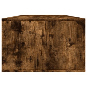 vidaXL Τραπεζάκι Σαλονιού Καπνιστή Δρυς 102x55x35cm Επεξεργασμ. Ξύλο 1 τεμ.