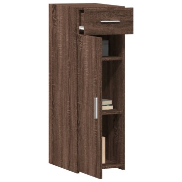 vidaXL Μπουφές Καφέ Δρυς 30x42,5x93cm από Επεξεργασμένο Ξύλο 1 τεμ.