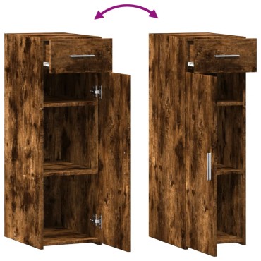 vidaXL Ντουλάπι Καπνιστή Δρυς 30x42,5x93cm από Επεξεργ. Ξύλο 1 τεμ.