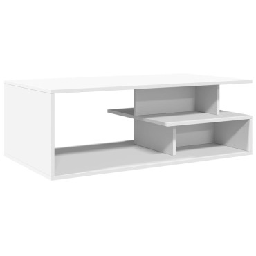 vidaXL Τραπεζάκι Σαλονιού Λευκό 102x55x35cm από Επεξεργασμένο Ξύλο 1 τεμ.