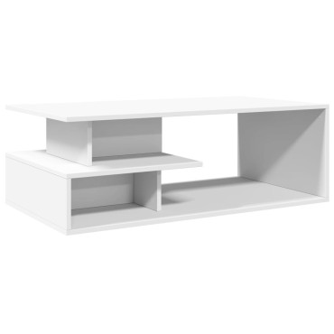 vidaXL Τραπεζάκι Σαλονιού Λευκό 102x55x35cm από Επεξεργασμένο Ξύλο 1 τεμ.