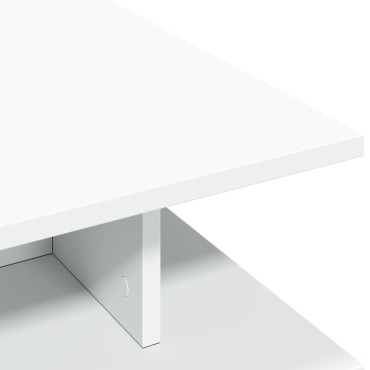 vidaXL Τραπεζάκι Σαλονιού Λευκό 102x55x35cm από Επεξεργασμένο Ξύλο 1 τεμ.
