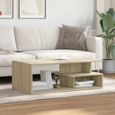 vidaXL Τραπεζάκι Σαλονιού Sonoma Δρυς 102x55x35cm Επεξεργασμένο Ξύλο 1 τεμ.