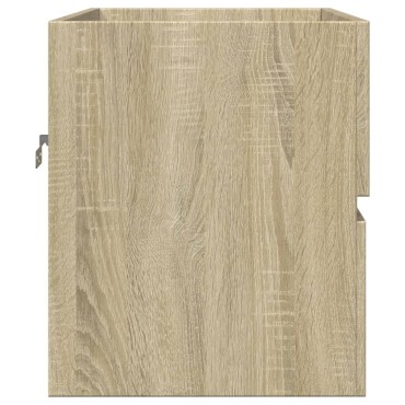 vidaXL Ντουλάπι Νιπτήρα Sonoma Δρυς 60x38,5x45cm Επεξεργασμένο Ξύλο 1 τεμ.