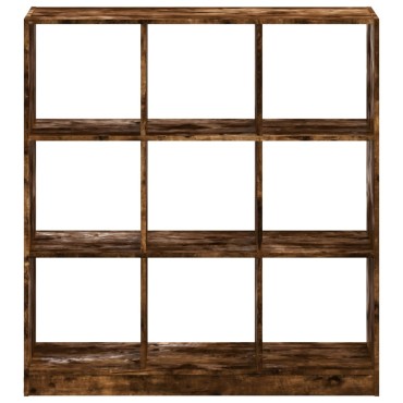 vidaXL Βιβλιοθήκη Καπνιστή Δρυς 102x32x108cm από Επεξεργασμένο Ξύλο 1 τεμ.