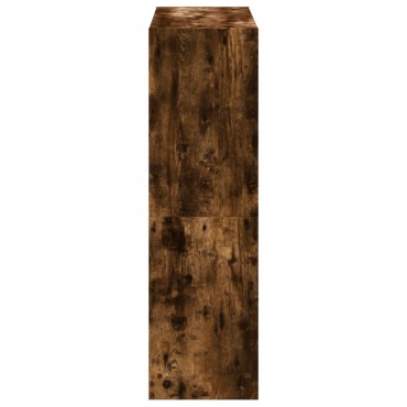 vidaXL Βιβλιοθήκη Καπνιστή Δρυς 102x32x108cm από Επεξεργασμένο Ξύλο 1 τεμ.