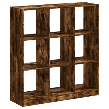 vidaXL Βιβλιοθήκη Καπνιστή Δρυς 102x32x108cm από Επεξεργασμένο Ξύλο 1 τεμ.